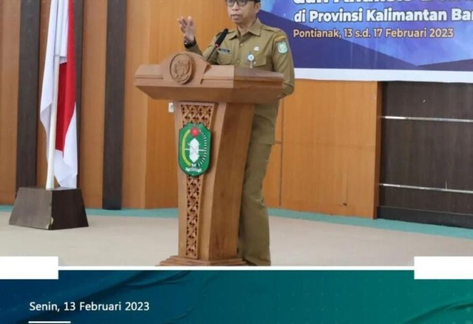 Pembukaan Kegiatan Pelatihan Penyusunan Analisis Jabatan dan Analisis Beban Kerja di Prov.Kalbar Tahun 2023