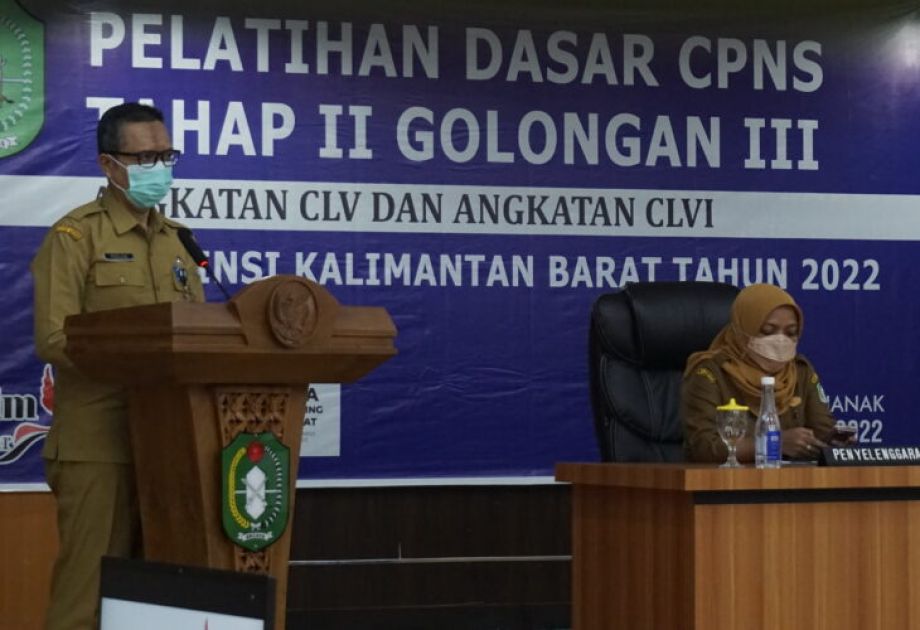 Pembukaan Pelatihan Dasar CPNS Golongan III Angkatan 155 dan 156 Provinsi Kalimantan Barat Tahun 2022 (Tahap 2)