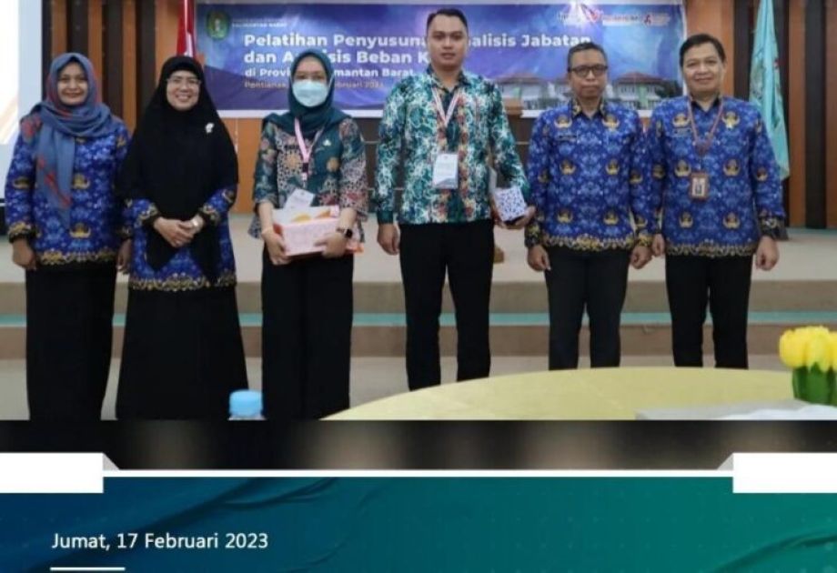 Penutupan Kegiatan Pelatihan Penyusunan Analisis Jabatan dan Analisis Beban Kerja di Prov.Kalbar Tahun 2023